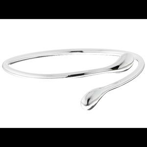 NEW! Sterling Silver Plated Bangle Bracelet